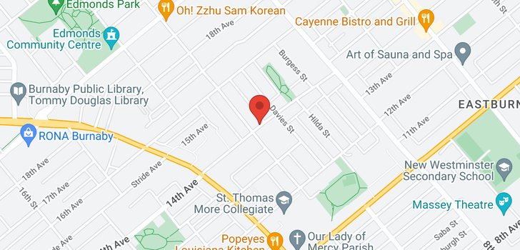 map of 7515 14TH AVENUE